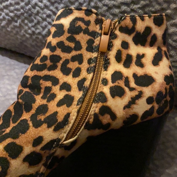 Leopard wedge boot - Picture 4 of 6